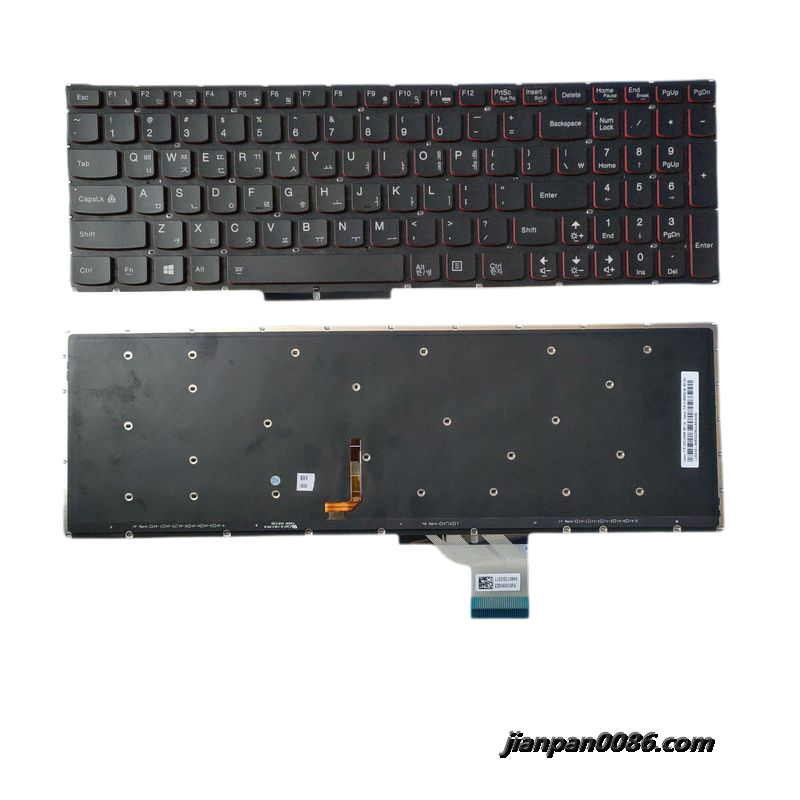 Picture of Original New KOREAN  Layout For Lenovo Y50-70 Backlight Laptop Keyboard Original V136520YS1-KR 25215966 16004 8PTDH9062