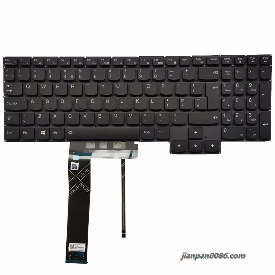 Picture of Original New For Lenovo Legion Y7000 2020 R7000 2020 Y7000P R7000P 2020 UK Language Backlit Laptop Keyboard PC5CYBG SN20X22473
