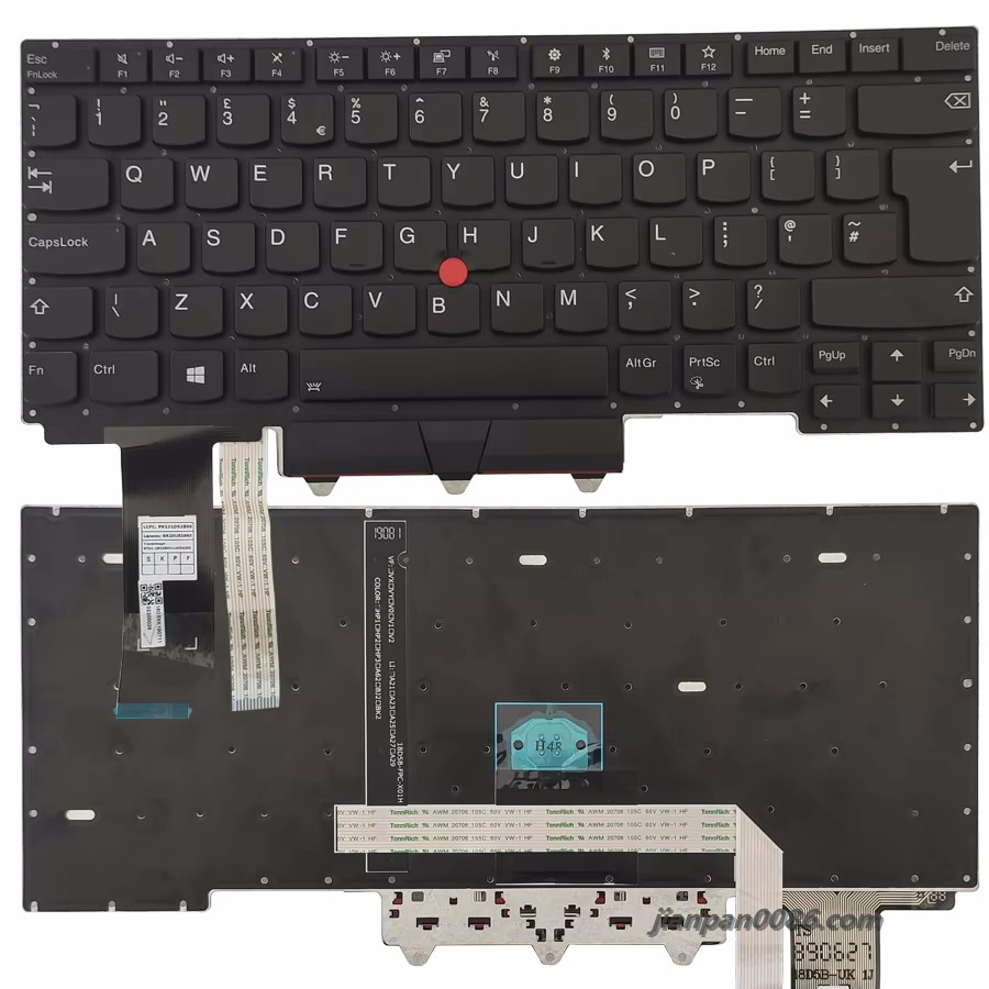 Picture of Original New UK Language For Thinkpad E14 R14 S3 Gen2 Backlight WIth Point Stick No Frame Laptop Keyboard PK131D52B 105PE180