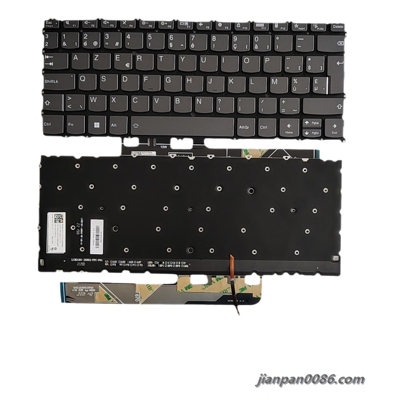 Picture of Original New Belgium Layout For Lenovo Yoga 6 13 Backlit Laptop Keyboard LCM21B16B0J6865 SN21E71131 C434