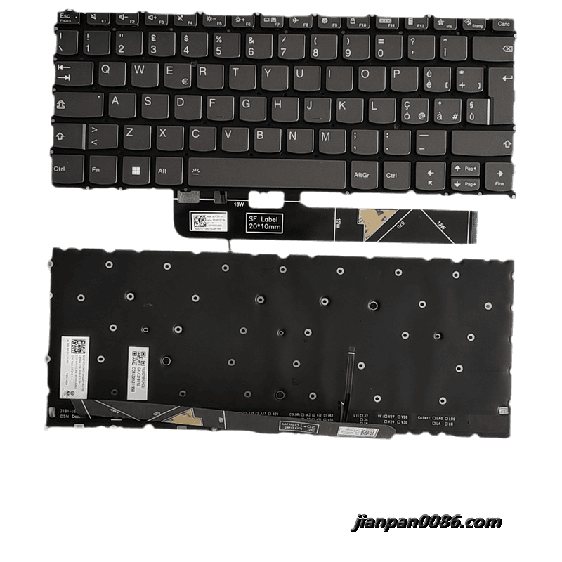 Picture of Original New IT Layout For Lenovo Yoga 6 13 Backlit Laptop Keyboard LCM21B16I0J6865 SN21E71294  C433