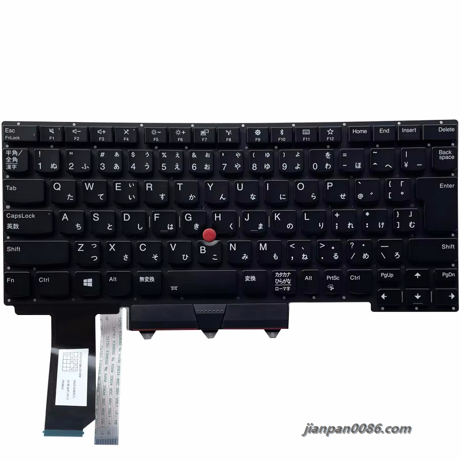 Picture of Original New For Lenovo Thinkpad E14 R14 S3 Gen2 Japanese Language Backlit  Laptop Keyboard SN20U63626-D1 14PE549