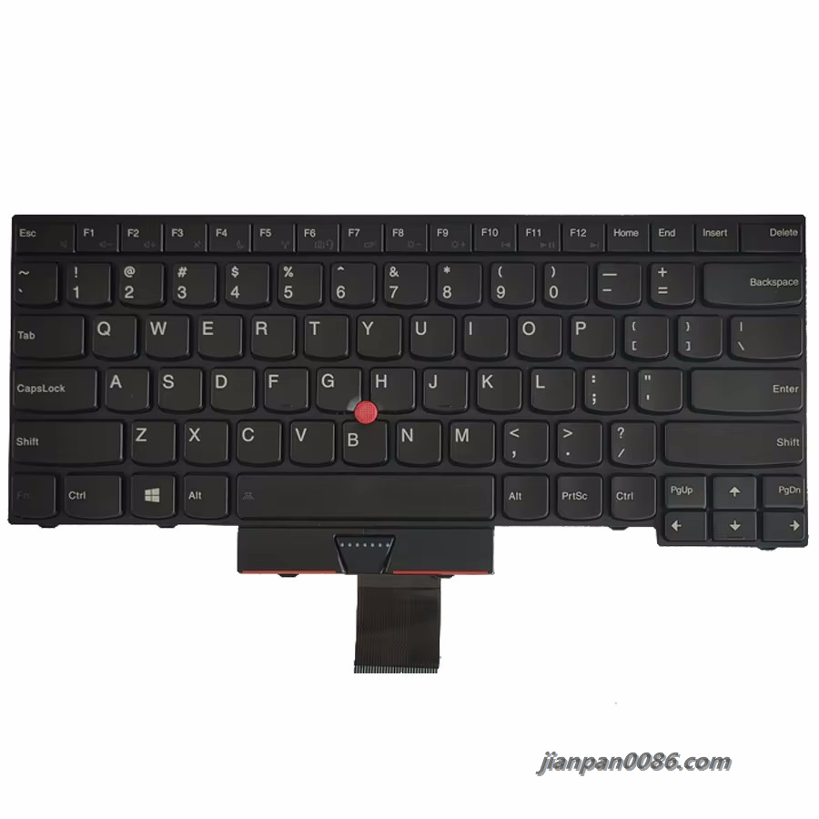 Picture of Original New for Lenovo Thinkpad T430U  US Language Black Laptop Keyboard 04Y0676  MP-11H33US-3872W