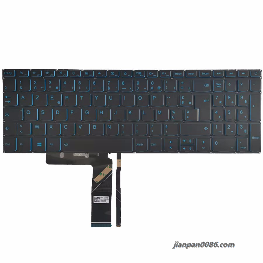 Picture of Original New French AZERTY Language For Lenovo Ideapad L340-15 L340-17 320-15 Backlit Keyboard PC5CPB-FR SN20T04699 2P5892