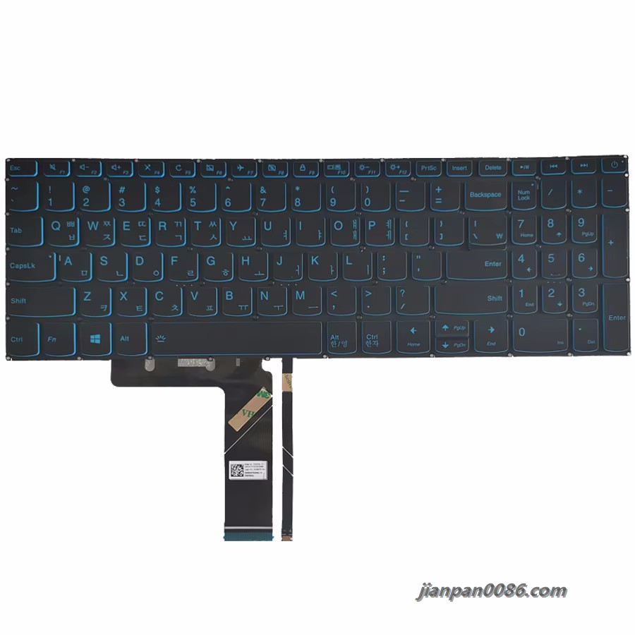 Picture of Original New Korean Language For Lenovo Ideapad L340-15 L340-17 320-15 Backlit Keyboard PC5CPB-KO SN20T04698 3P5896