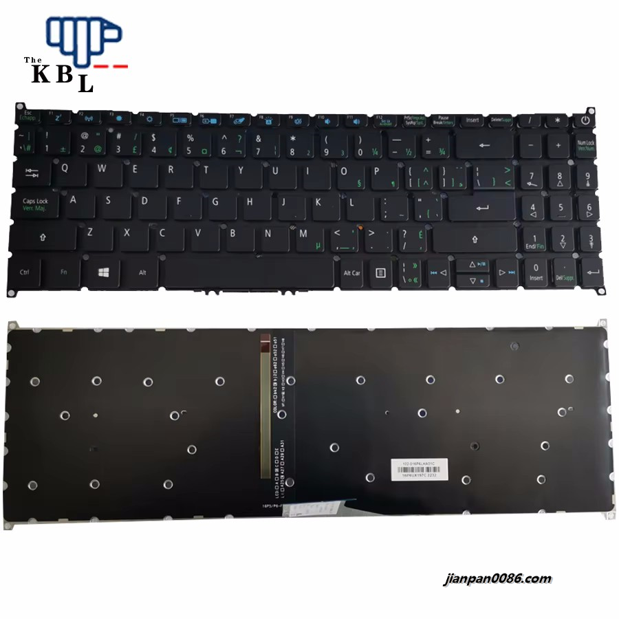 Picture of Original New Canada Language For Acer SF315-41 SF315-51 N17P4 A615-51 SF315-52 Backlit Laptop Keyboard SV5P_A74SBWL