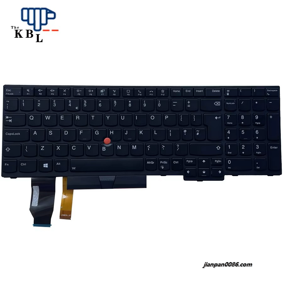 Picture of Original New For Lenovo ThinkPad UK Languag E580 E590 T590 P53S L580 L590 P52 P72 P53 P73 Backlit Laptop Keyboard SN20V77951 3P