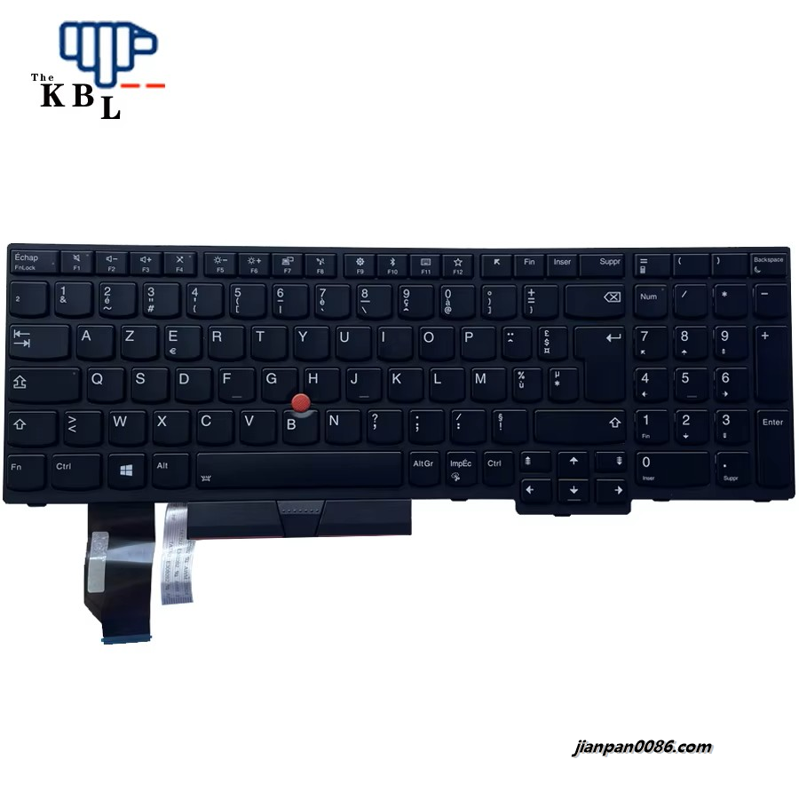 Picture of Original New For Lenovo ThinkPad France Languag E580 E590 T590 P53S L580 L590 P52 P72 P53 P73 Backlit Laptop Keyboard SN20P3458