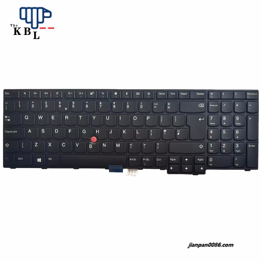 Picture of Original New UK Language For Lenovo Thinkpad E570 E575 NoBacklit Laptop Keyboard With Point Stick 01AX212 PK1311P3A12 SG-84601
