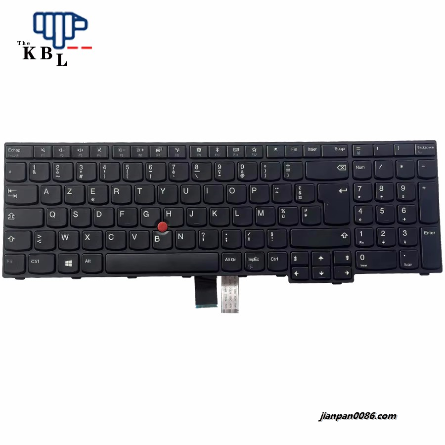 Picture of Oraginal New France Language For Lenovo Thinkpad E570 E570C E575 AZERTY Laptop Keyboard SN20K93379 9270E542