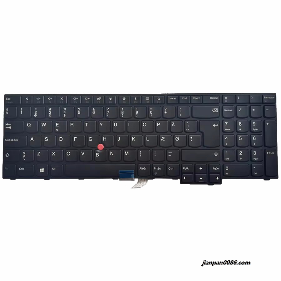 Picture of Oraginal New for Lenovo Thinkpad E570 E575 Laptop DK Keyboard  01AX217 PK1311P3A17 SG-84600-2KA