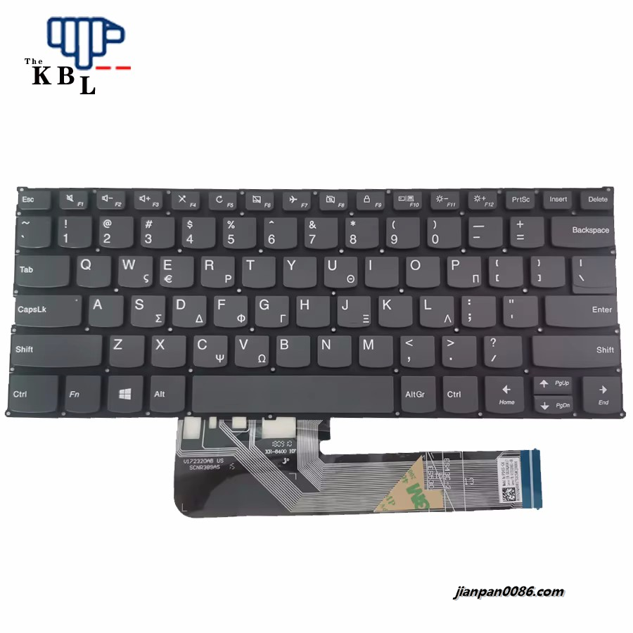 Picture of Original New Greece GK Language For Lenovo Yoga 530-14 530-14IKB Black Laptop Keyboard PD4S-Gk PK132794C01 2P5624