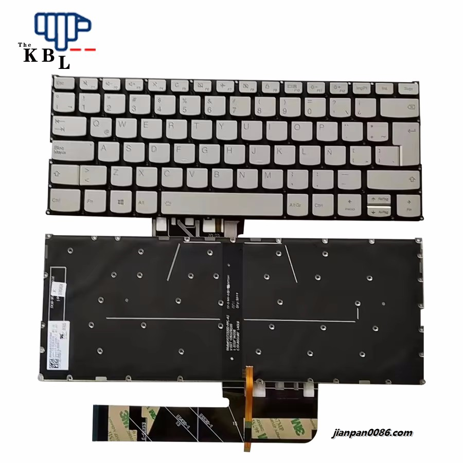 Picture of Original New Latin Language For Lenovo Yoga 530-14 530-14IKB Gold Backlit Laptop Keyboard V172320DK1 SN20U40102 2PTDH5100
