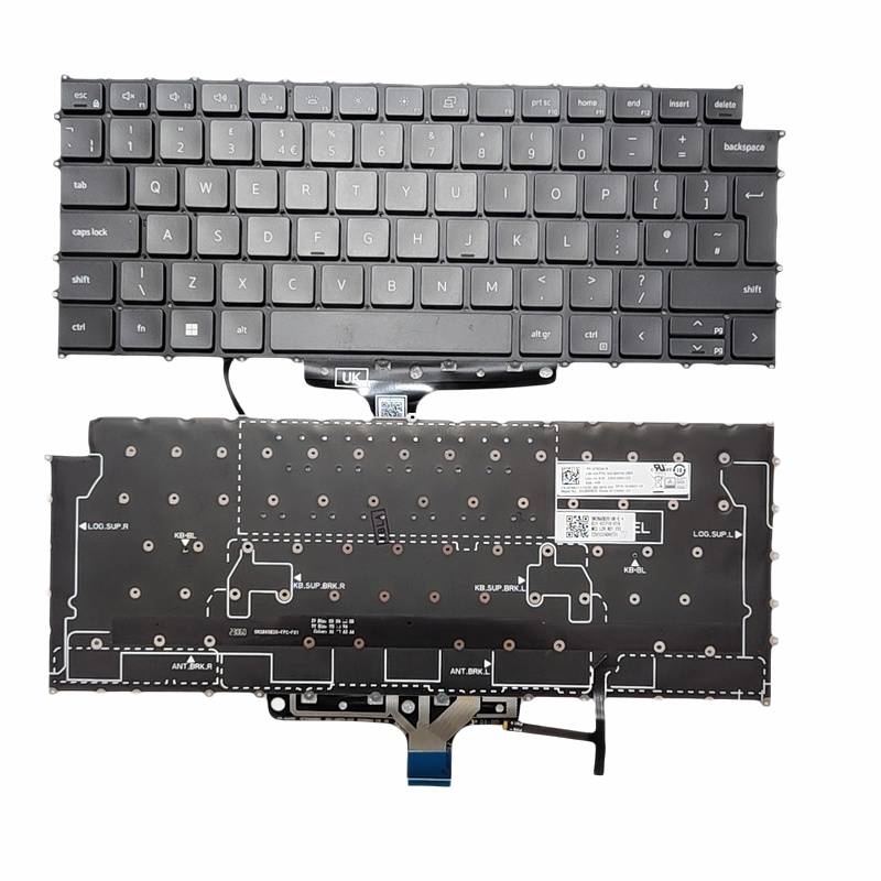 Picture of Original New UK Language For Dell 5690 Black Backlight Laptop Keyboard SG-B4900-2BA SN2B60B20 PK1374C3A15 0KM6G1 2PC129