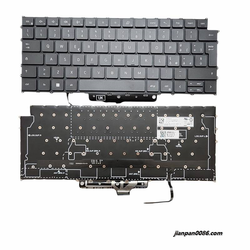 Picture of Original New POR Language For Dell 5690 Black Backlight Laptop Keyboard SG-B4900-2PA SN2B60B20 PK1374C3A34 DP/N:0R0R6G C129