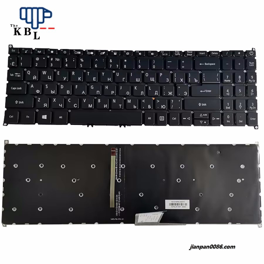 Picture of Original New Russian Language For Acer SF315-51 SF315-52G  N17P4 A615-51  SF315-52 Backlit Laptop Keyboard FRU SV5P_A72BWL PK132CE1A0
