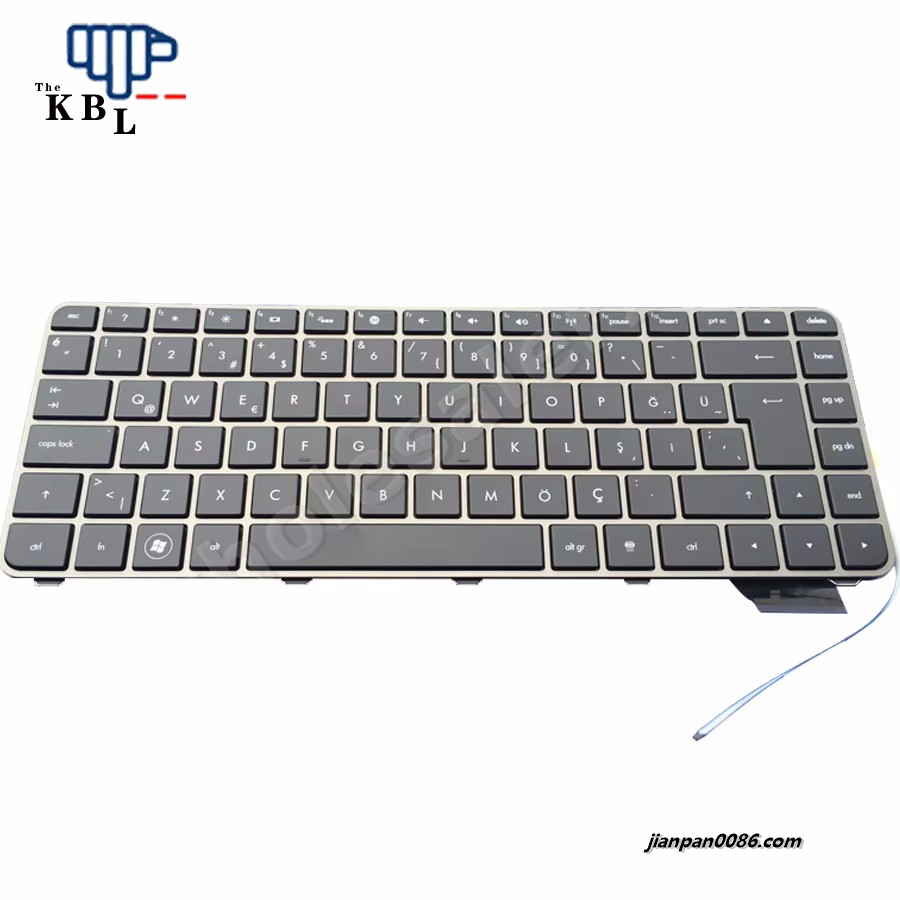 Picture of New for HP Envy 14 14T 14-1000 14-1100  TUR Backlit Keyboard 592871-12 E340