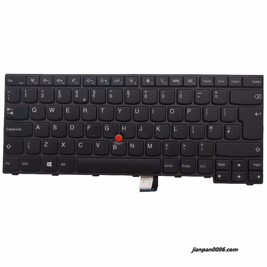 Picture of Original New UK Language For Lenovo Thinkpad E450 E455 E450C W450 E460 E465 Laptop Keyboard 04X6130 PK130TR1A11