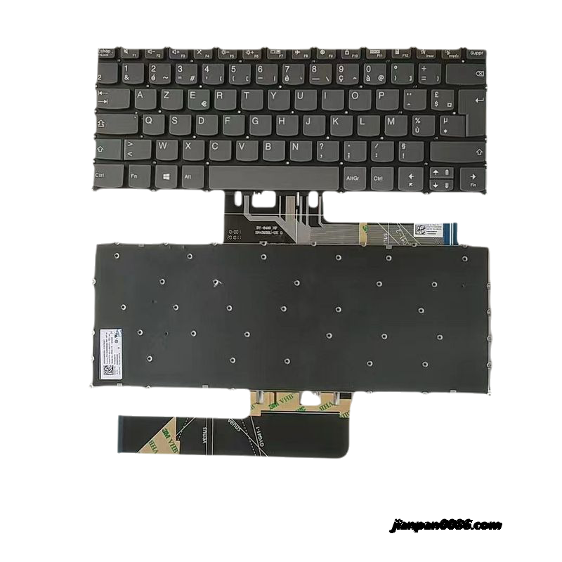 Picture of Original New France Language For Lenovo Xiaoxin Air14 Dark grey NoBacklight Laptop Keyboard SG-A1900-2FA SN4393 PK132UZ2C19 2PA524 19084