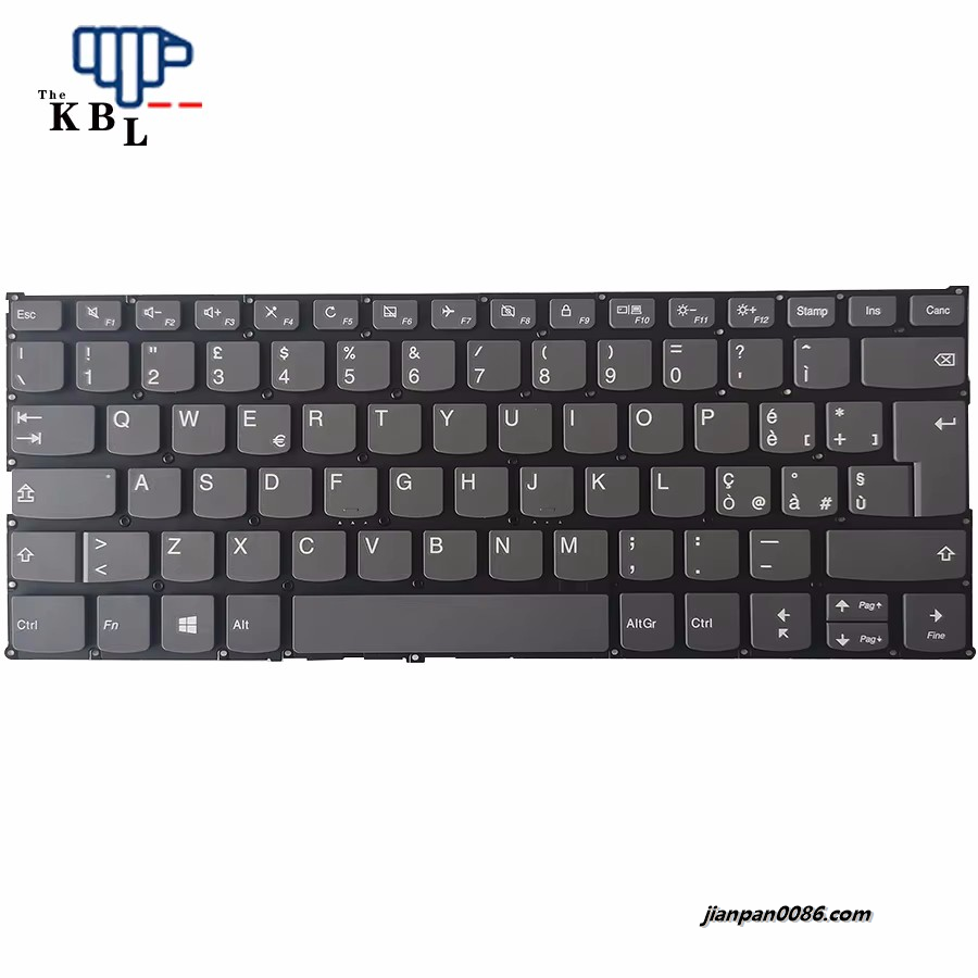 Picture of Original New Italy Language For Lenovo Yoga 330 Grey Laptop Keyboard PD4S  PK131713A12 2PE187