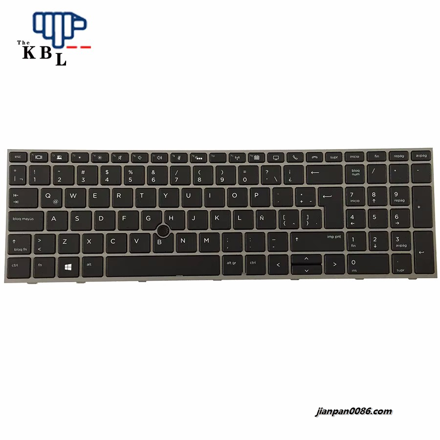 Picture of Original New Latin Language For HP Zbook 15 G5 17 G5 Black Backlight Laptop Keyboard  HPM17H66LAJ920 PNL12765-161 1PE605