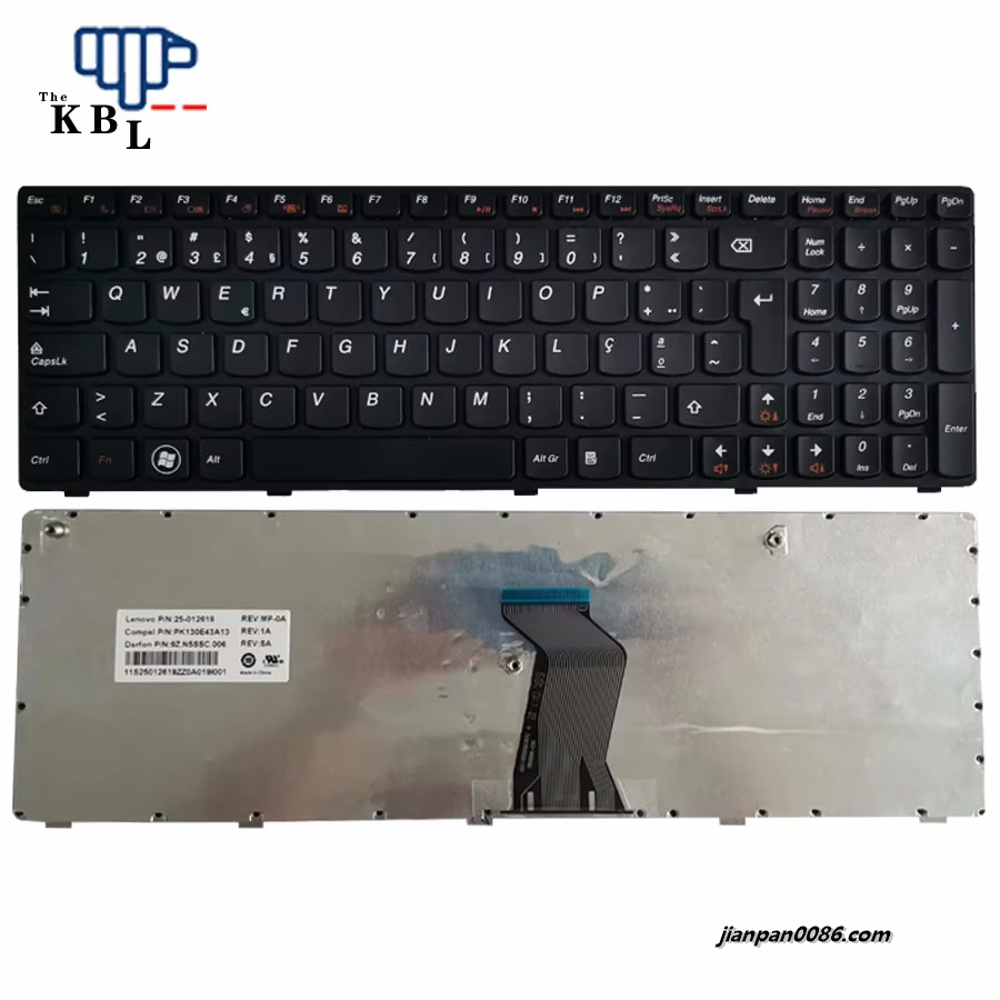 Picture of Oraginal for Lenovo G570 G575 Z560 Z560A Z560G Z565 G570AH G570G G575AC G575AL G575GL G770 G560 PO Language Laptop Keyboard 25-012619 PK130E43A13