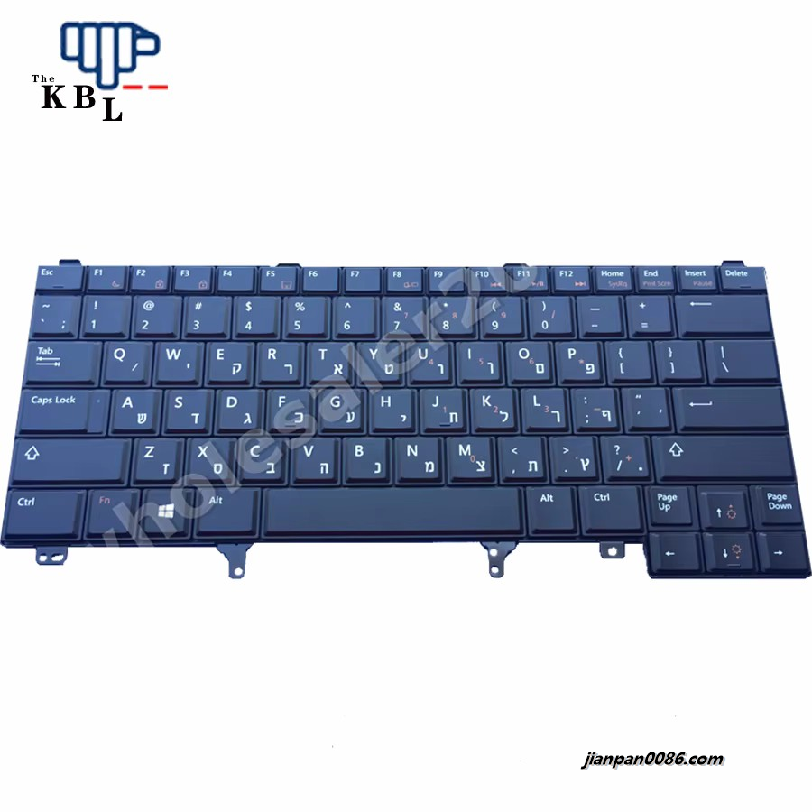 Picture of Oraginal New Hebrew Language For Dell Latitude E5420 E5430 E6220 E6230 Laptop Keyboard 0JY7T9 PK130LY1F08 1P8130