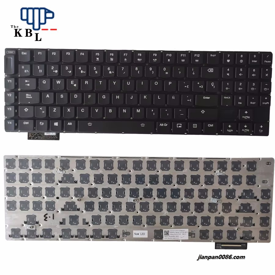 Picture of Original New Spain Language For Lenovo Y900 Y910 Y920 Black Backlight Laptop Keyboard  PK130ZN1A121PE62