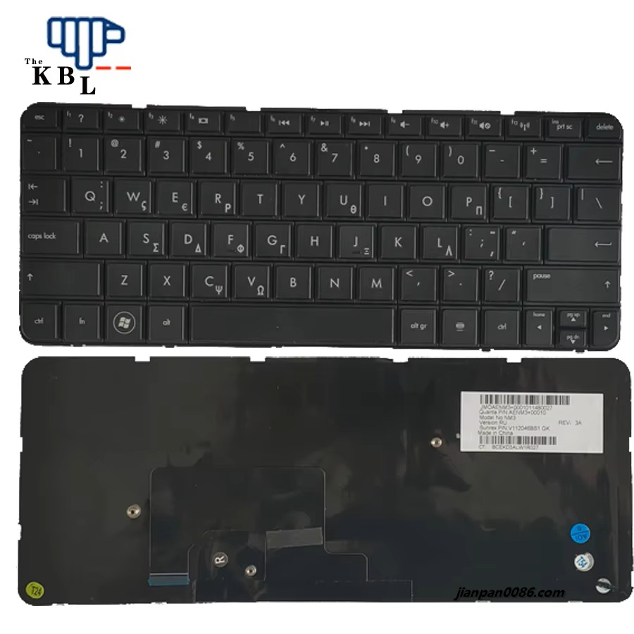 Picture of Oraginal New Greece Language For HP MINI 210-2000 1103 110-3500 110-4100 Black Laptop Keyboard V112046BS1
