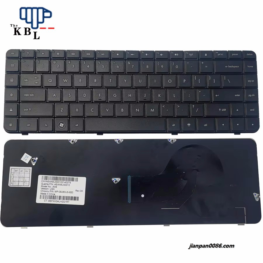 Picture of Original New US Language For HP CQ62 Black Laptop Keyboard 7PTDH3561