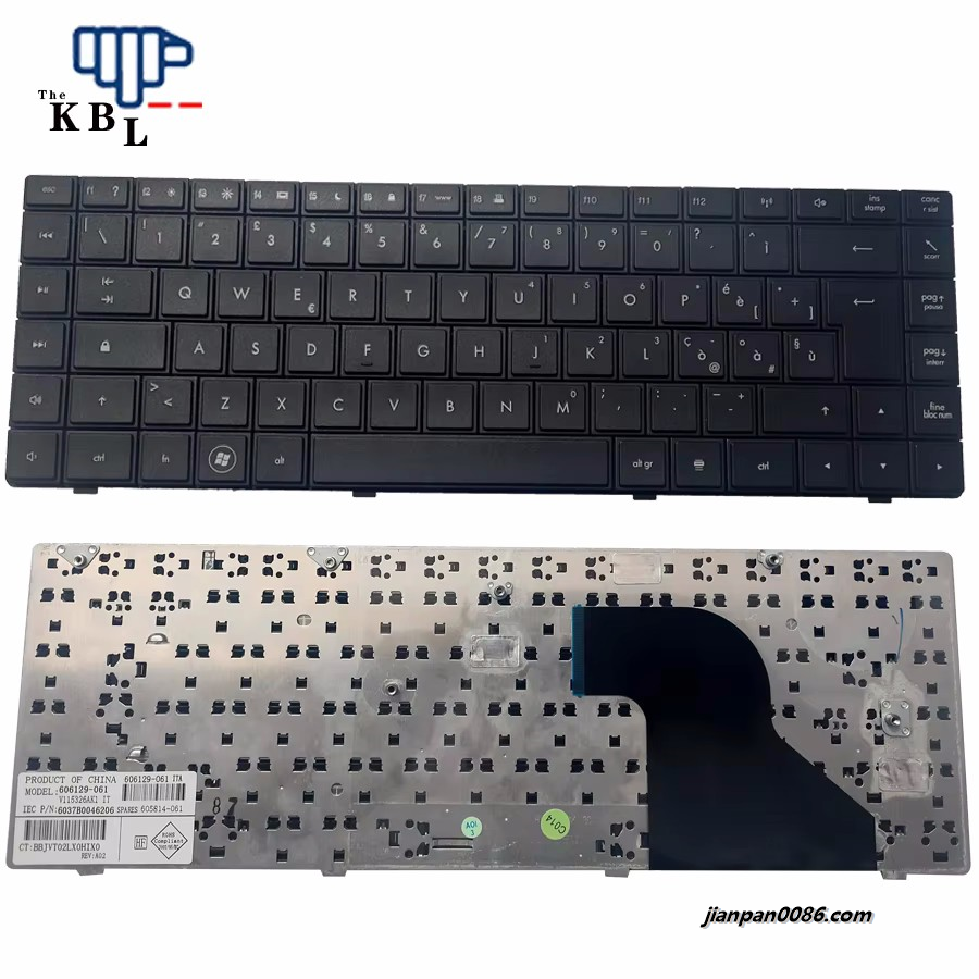 Picture of Oraginal New Italy Language For HP CQ620 621 625 Black Laptop Keyboard V115326AK1 5PTDH3560