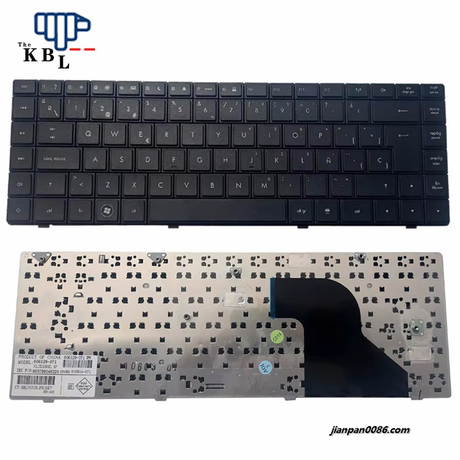 Picture of Oraginal New Spanish Language For HP CQ620 621 625  Black Laptop Keyboard V115326AK1 11PTDH3560