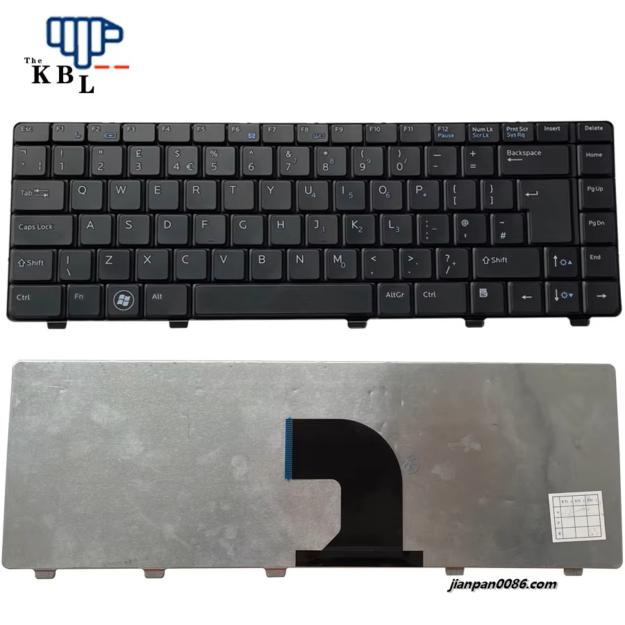 Picture of Original New UK Language For DELL Vostro 3300 V3300 3400 3500 Black Laptop Keyboard 5PE22