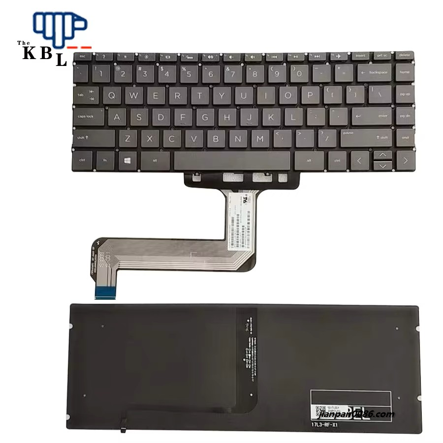 Picture of Original New US Language For HP Spectre Folio 13-AK 13-AK0013 Grey Backlight Laptop Keyboard HPM17L30 40PTDH4275