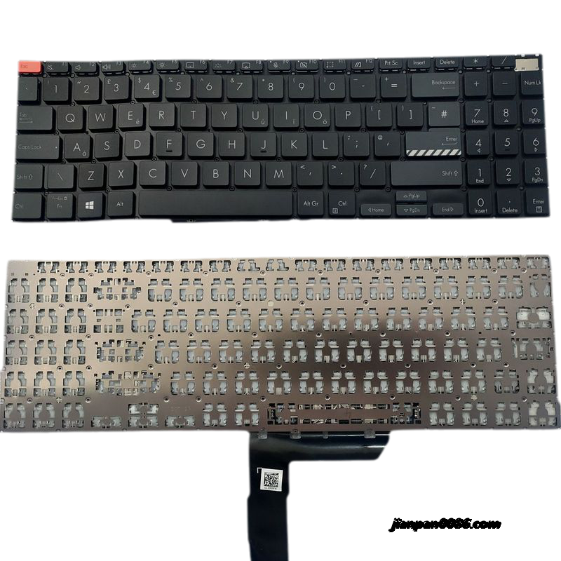 Picture of Original New UK Language For Asus Pro16 M7600Q Black NoBacklight Laptop Keyboard 002L20P56LHA01 TDH3546 