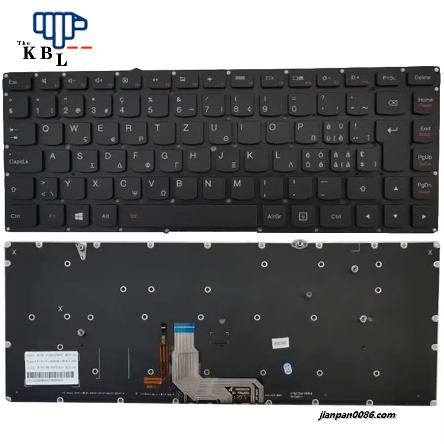 Picture of Original New Swiss Language For Lenovo YOGA 4 Pro Black Backlight Laptop Keyboard PK130YV2A25 18P1865