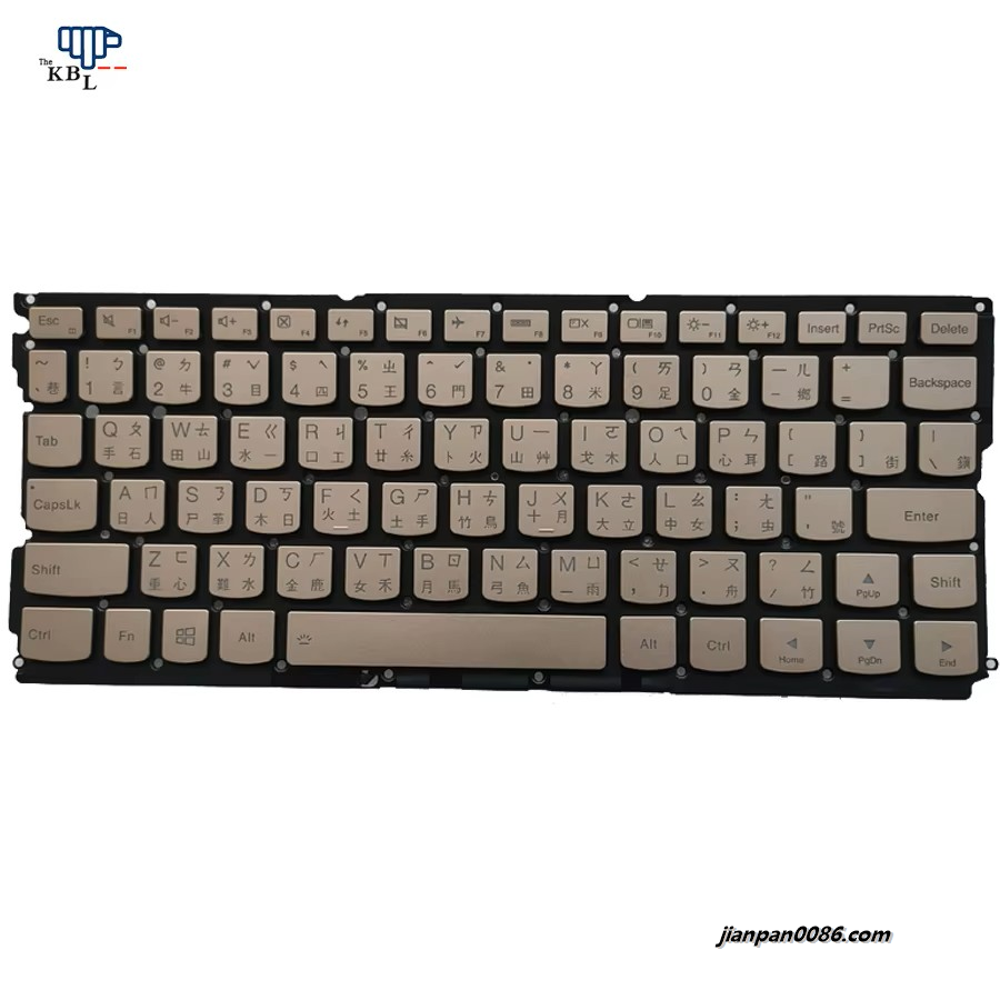 Picture of Original New TW Language For Lenovo Ideapad Yoga 900s Yoga 4 Pro Gold Laptop Keyboard pk131042B04 LCM15H33RCJ686 SN20K13888 1P5217