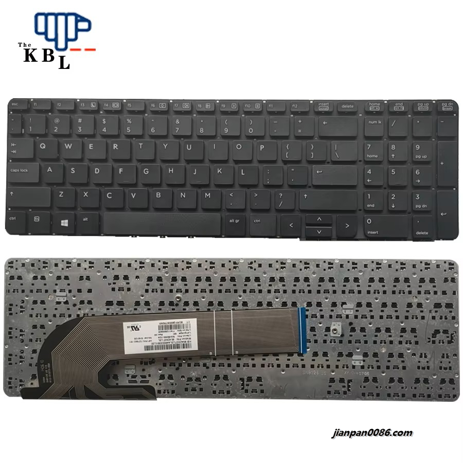 Picture of Original New For HP 450-G1 455-G1 470-G1 US Language Black Laptop Keyboard SG-59300-X2A 727682-151