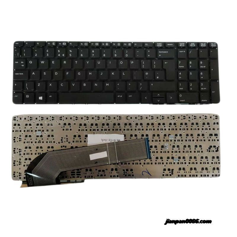 Picture of Original New UK Language For HP 450-G1 455-G1 470-G1 Black NoBacklit Laptop Keyboard  D785
