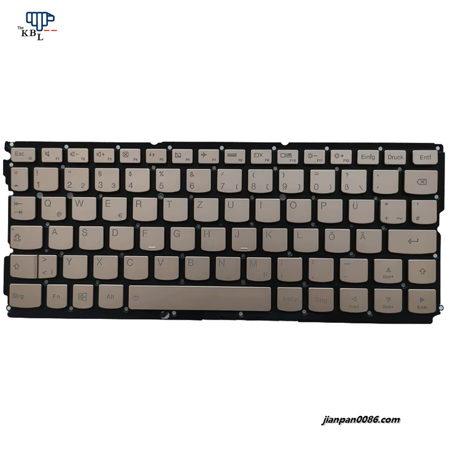 Picture of Original New GR Germany Language For Lenovo Ideapad Yoga 900s GOLD Laptop Keyboard SN8171BL3 2P15147