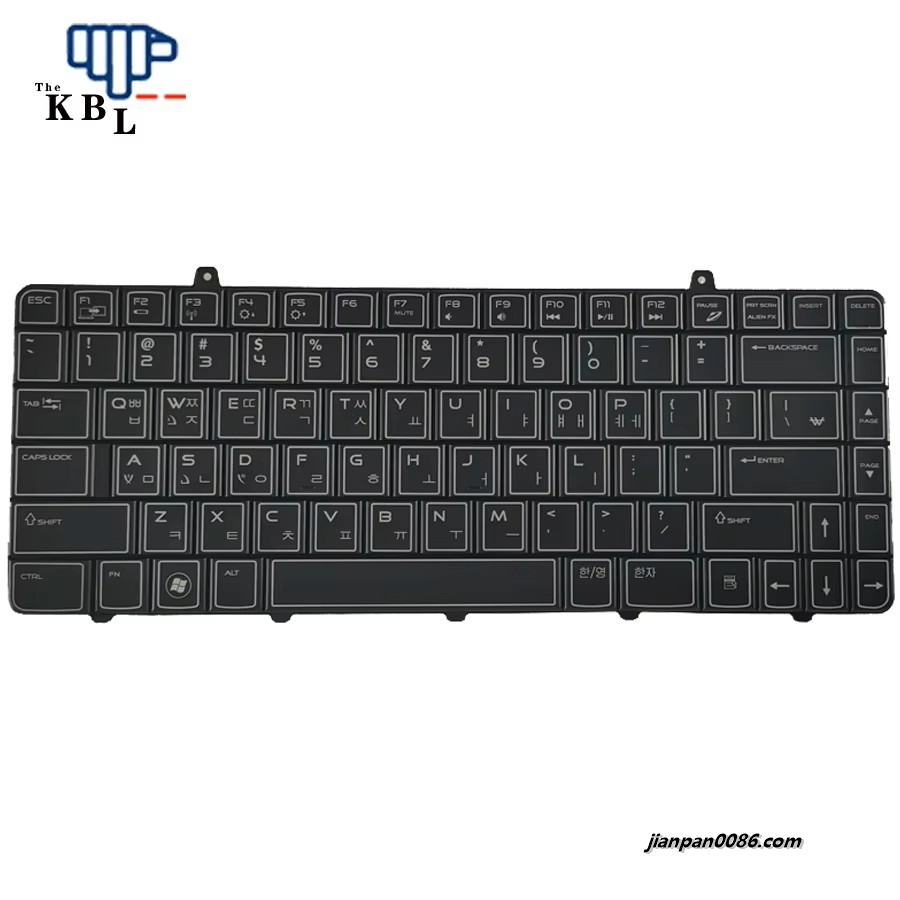 Picture of Original New Korea Language For Dell M11X R2 Laptop Keyboard 07FGNT