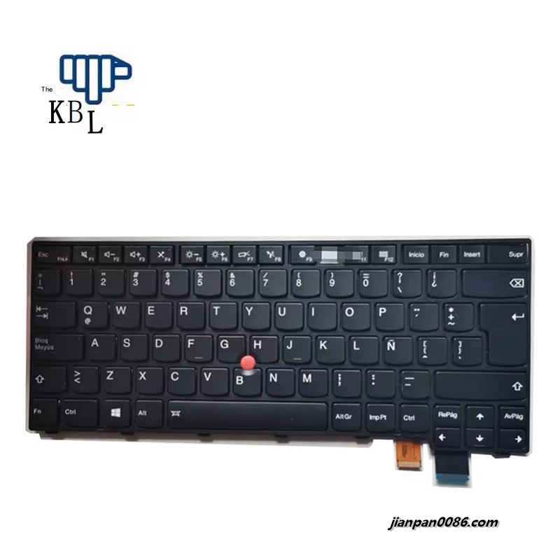 Picture of Original Latin Language 98% New For Lenovo Thinkpad T460s Backlit Laptop  Keyboard 00PA455 1P1170