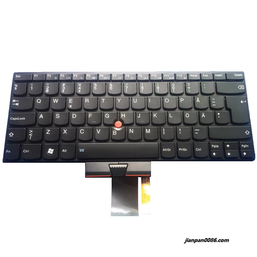 Picture of Original Sweden Language New For Lenovo Thinkpad X1 Hybrid 2012 Black Backlight Laptop Keyboard 04W2783 0B35739