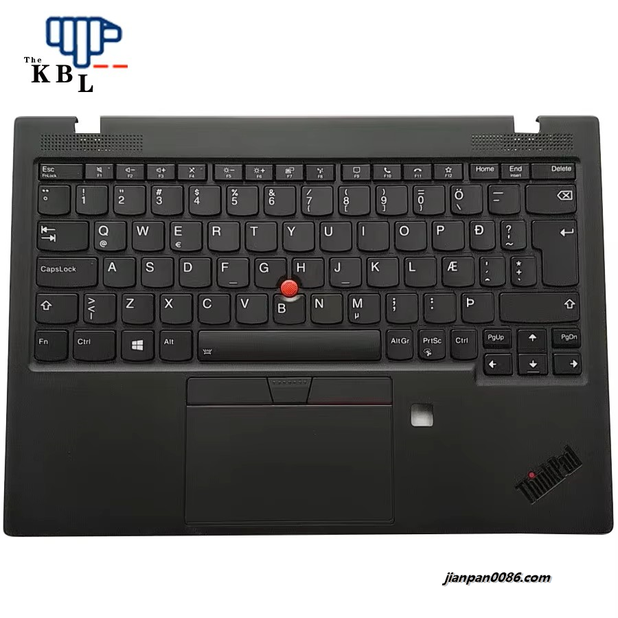 Picture of Original New Iceland For IBM Thinkpad X1 Nano Gen1 2021 C Shell Touchpad Black Backlight With Point Stick Laptop Keyboard SG-A3400-2WA
