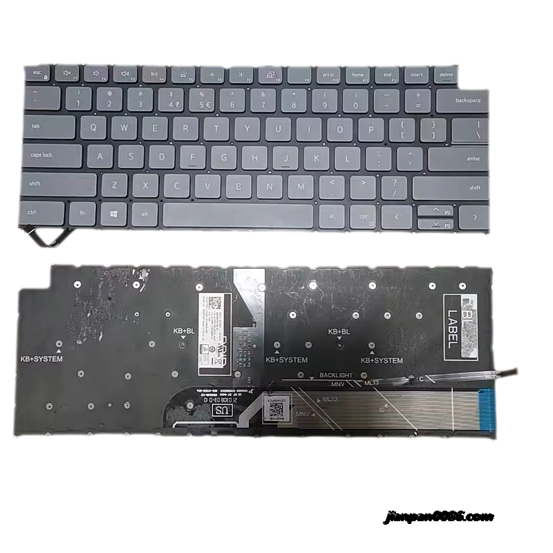 Picture of Original New Indian Language For Dell 3420 5310 NEW7490 Grey Backlight Laptop Keyboard SG-5721-XUA SN2010B1 DPN0 F76R7 33PA512 18982