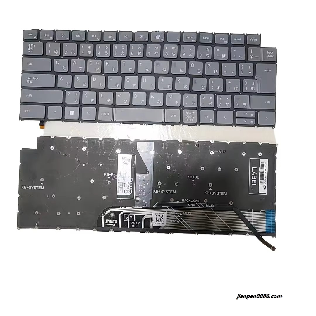 Picture of Original New Japan Language For Dell 3420 5310 NEW7490 Grey Backlight Laptop Keyboard SG-A5789-2VA SN2010B1Z DPN0M564JK7 7PA518 19034