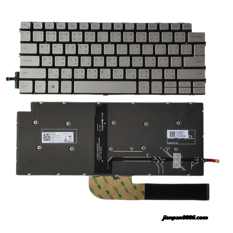 Picture of Original New Thailand Language For Dell 3420 5310 NEW7490 Backlight Laptop Keyboard DLM18J63TOJ4421/J6981DLM18J6 51PTDH5301