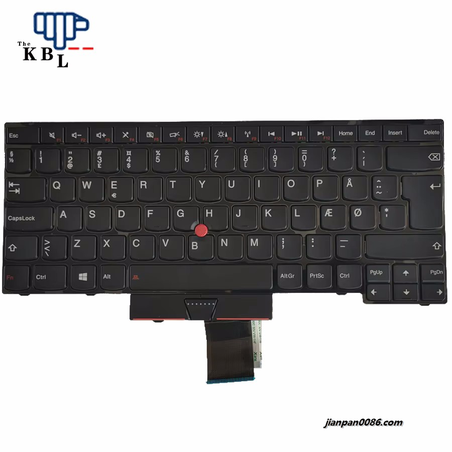 Picture of Original New Denmark Language For Lenovo Thinkpad E430 S430 E330 E335 E430C E435 E445 Laptop Keyboard MP-11H36DK-3872W E124