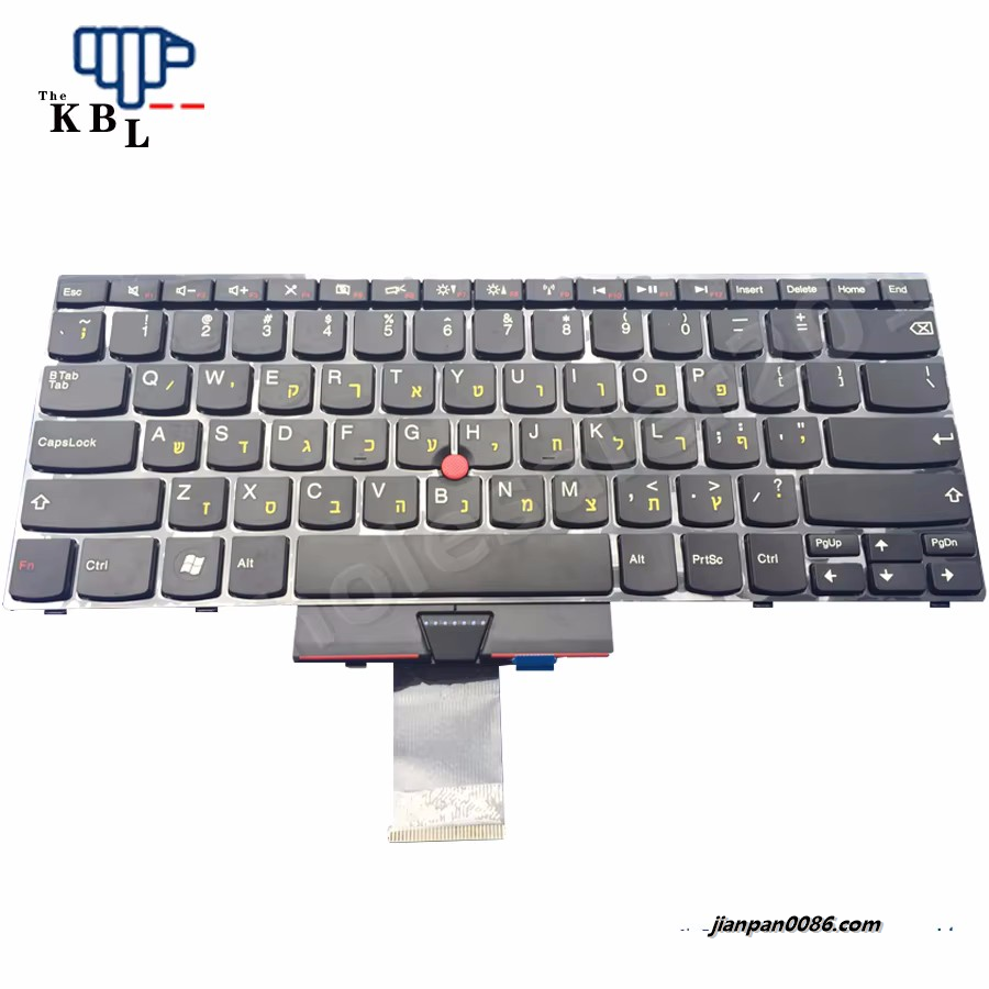 Picture of Original New Hebrew Language For Lenovo Thinkpad Edge E320 E325 E420 E420S E425 E420I Laptop Keyboard NO.04W2608