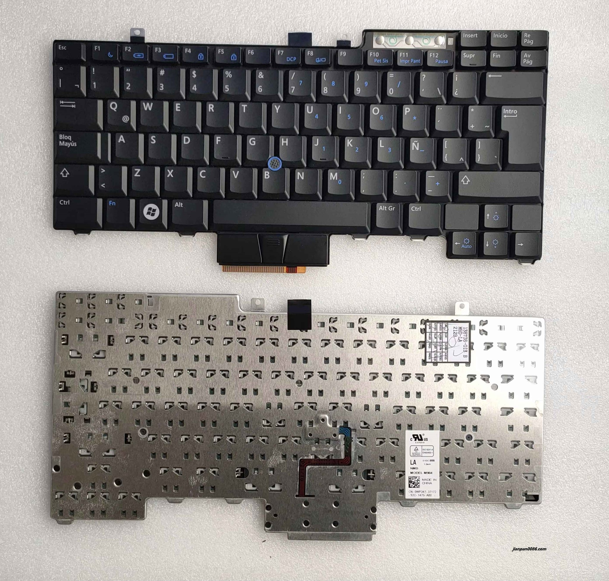 Picture of Original New Latin LA Language For Dell Latitude E6400 E6410 E5500 E5510 E6500 E6510 With Point Stick Laptop Keyboard 0WP247 45P